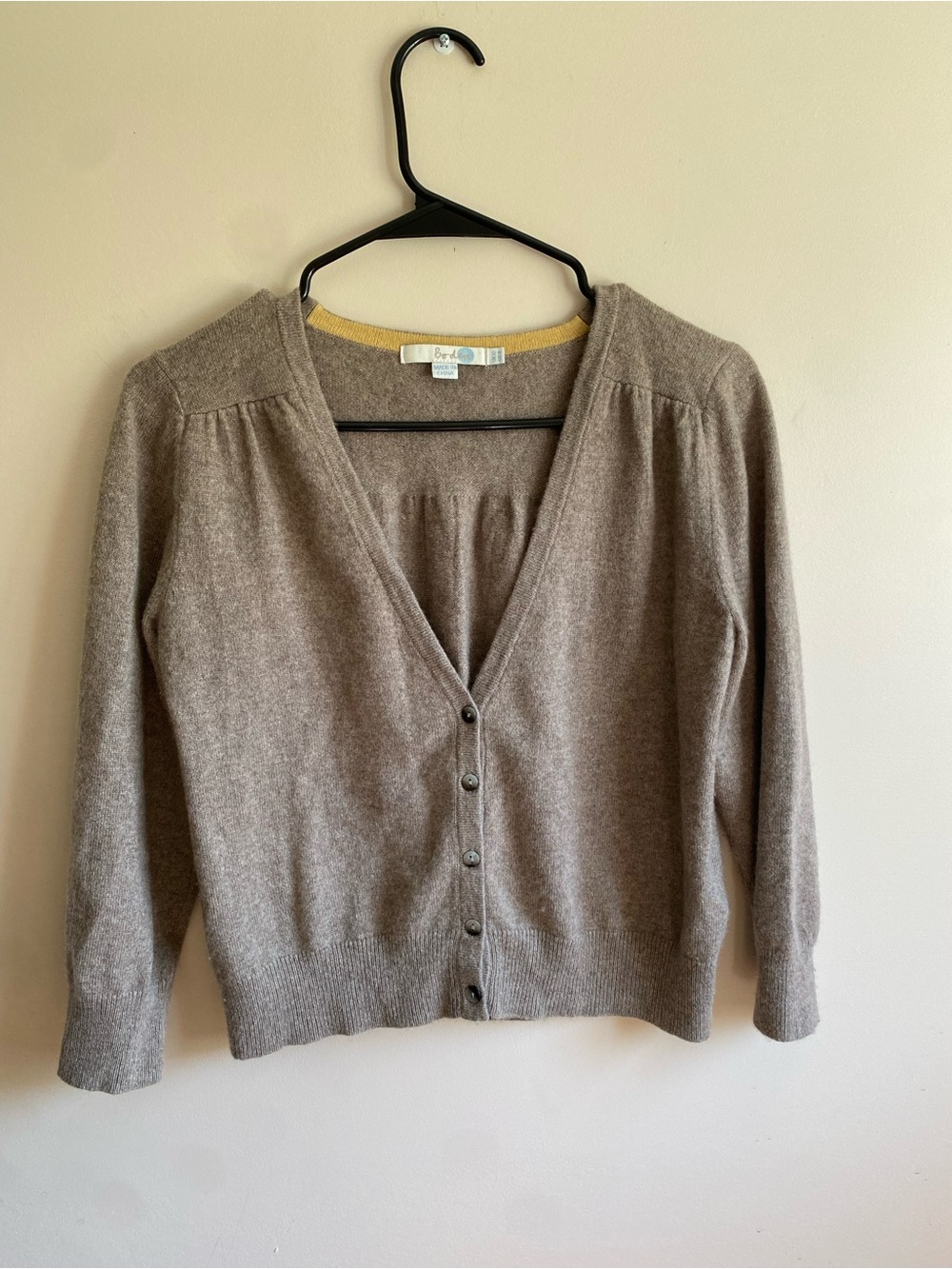 Boden Cashmere V-Neck Cardigan Medium